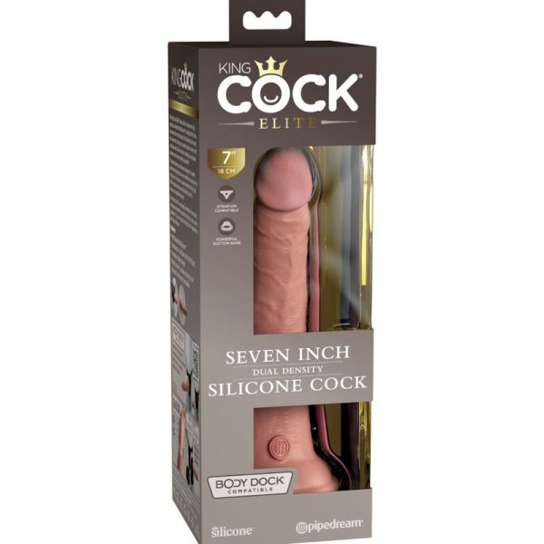 KING COCK ELITE - DILDO SILICONE REALISTA 17,8 CM - Image 5