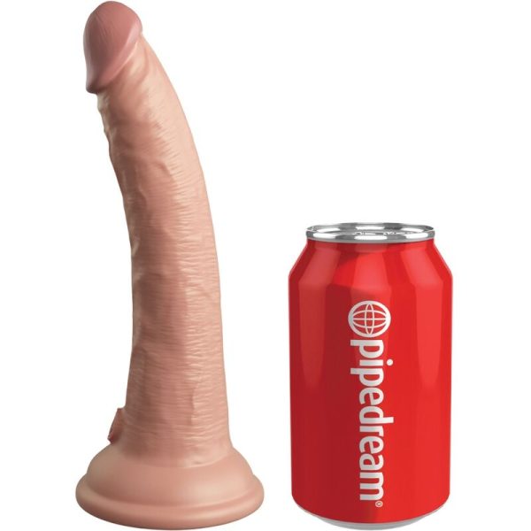 KING COCK ELITE - DILDO SILICONE REALISTA 17,8 CM