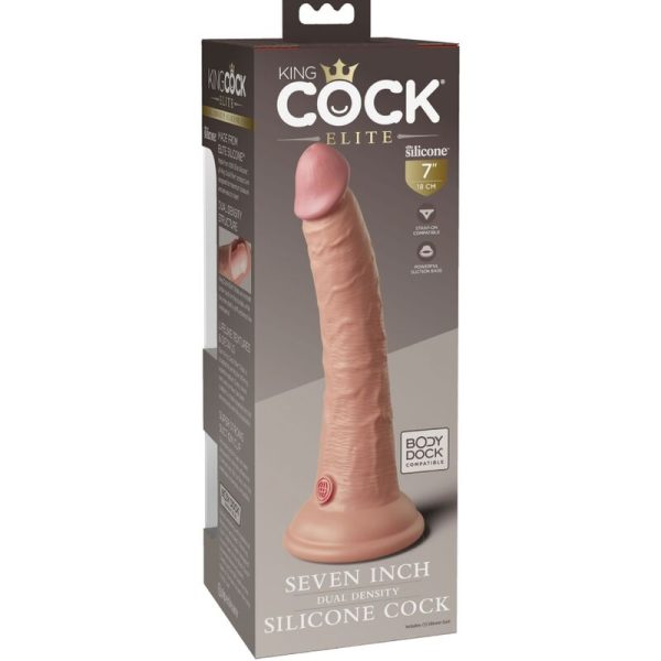 KING COCK ELITE - DILDO SILICONE REALISTA 17,8 CM - Image 4