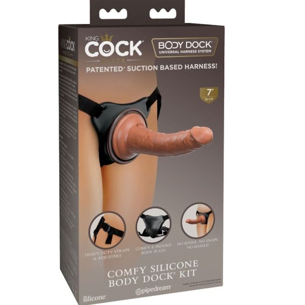 KING COCK ELITE - ARNÊS CONFORTÁVEL AJUSTÁVEL COM DILDO 17,8 CM - Image 11