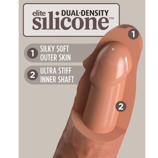 KING COCK ELITE - ARNÊS CONFORTÁVEL AJUSTÁVEL COM DILDO 17,8 CM - Image 9