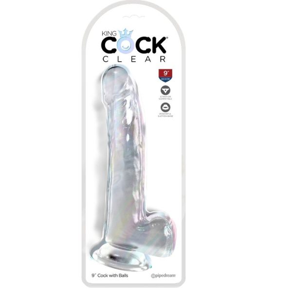 KING COCK CLEAR - DILDO COM TESTÍCULOS 20,3 CM TRANSPARENTE - Image 2