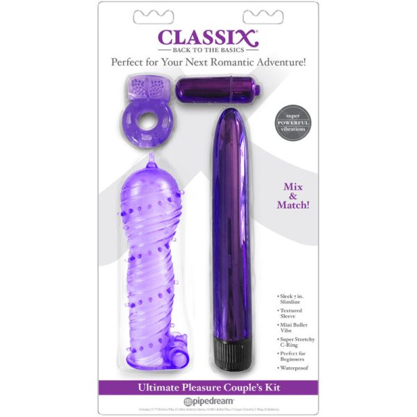 CLASSIX - KIT PARA CASAIS COM ANEL, BAINHA E BALAS ROXAS - Image 2