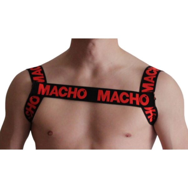 MACHO - ARNÊS DUPLO VERMELHO