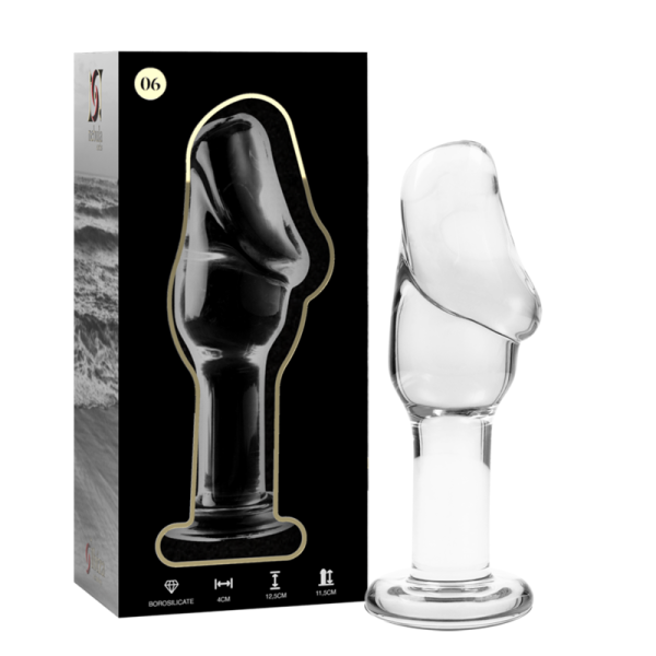 NEBULA SERIES BY IBIZA - MODELO 6 ANAL PLUG VIDRO BOROSILICADO 12,5 X 4 CM - Image 2