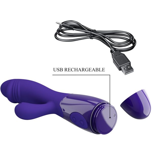 PRETTY LOVE - VIBRADOR SNAPPY YOUTH E ESTIMULADOR DE PONTO G VIOLETA - Image 5