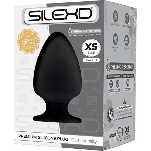 SILEXD - MODELO 1 PLUG ANAL PREMIUM SILEXPAN SILICONE PREMIUM TERMOREATIVO TAMANHO XS - Image 2