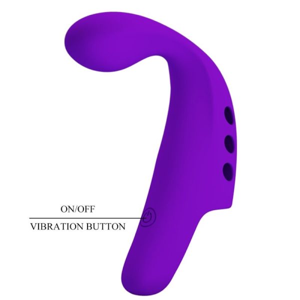 PRETTY LOVE - VIBRADOR DE DEDO RECARREGVEL GORGON ROXO - Image 8