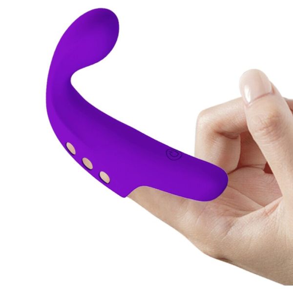 PRETTY LOVE - VIBRADOR DE DEDO RECARREGVEL GORGON ROXO - Image 6