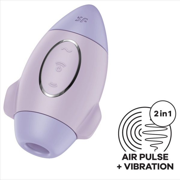 SATISFYER - VIBRADOR DE IMPULSO DUPLO PEQUENO  MISSION CONTROL - Image 4