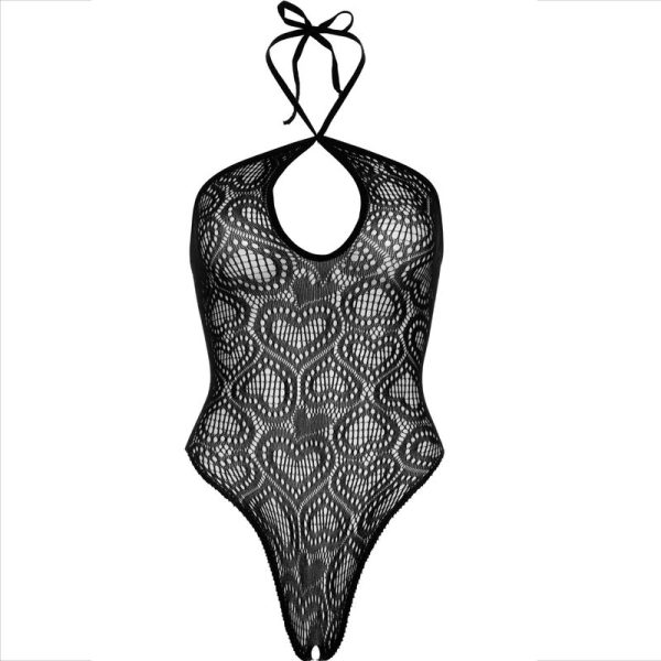 LEG AVENUE - BODY SEAMLESS HALTER NECK PRETO - Image 6