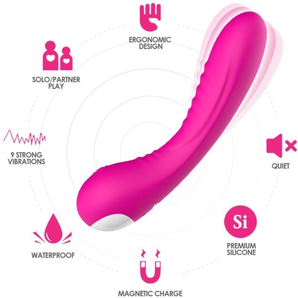 ARMONY - VIBRADOR LEGEND SILICONE FÚCSIA - Image 3