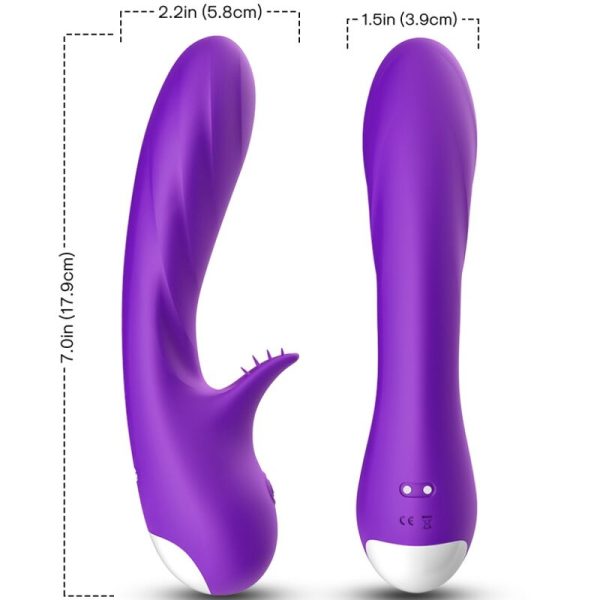 ARMONY - VIBRADOR ROMANCE COM ESTIMULADOR ROXO