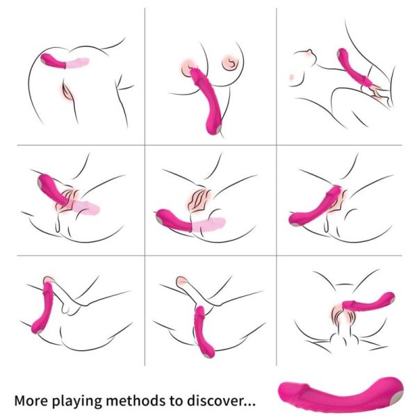 ARMONY - VIBRADOR DILDO G-SPOT SILICONE FÚCSIA - Image 2