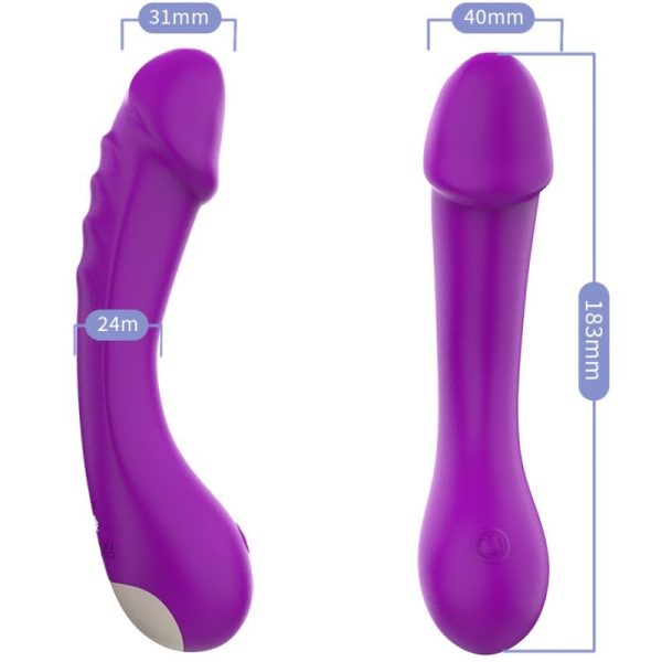 ARMONY - DILDO VIBRADOR G-SPOT SILICONE ROXO - Image 3