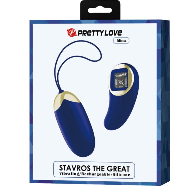 PRETTY LOVE - OVO VIBRANTE MINA CONTROLE REMOTO AZUL - Image 6