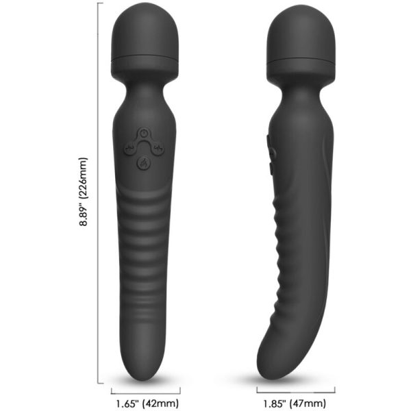 ARMONY - MASSAGER MISSION E VIBRADOR EFEITO DE CALOR PRETO - Image 2