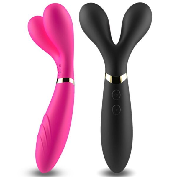 ARMONY - MASSAGER Y-WAND E VIBRADOR CABEÇA DUPLA PRETO - Image 4