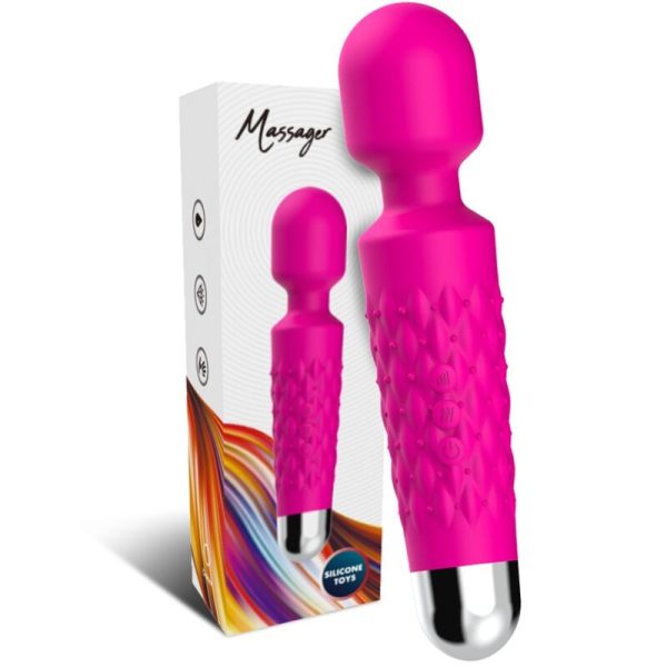 ARMONY - MASSAGER POSTMAN E VIBRADOR CABEÇA SUPER FLEXÍVEL FÚCSIA - Image 4