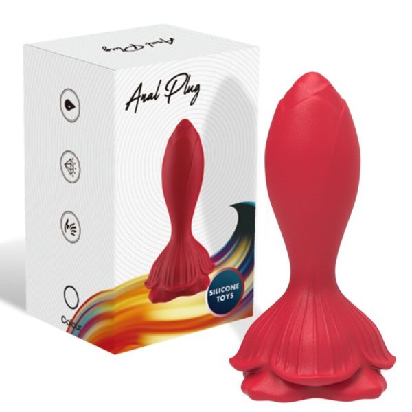 ARMONY - VIBRADOR ROSA E PLUG ANAL PEQUENO CONTROLE REMOTO VERMELHO - Image 5