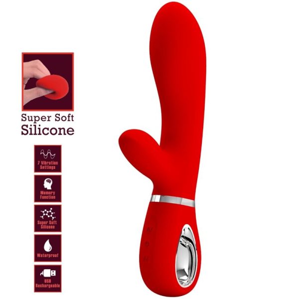 PRETTY LOVE - VIBRADOR MULTIFUNO G-SPOT THOMAS VERMELHO - Image 7