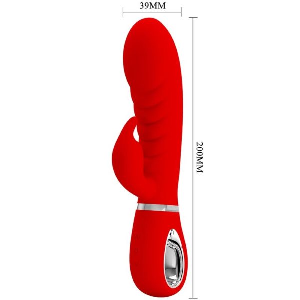 PRETTY LOVE - VIBRADOR PRESCOTT MULTIFUNO G-SPOT VERMELHO - Image 5