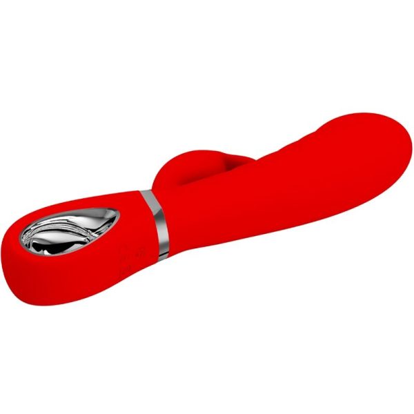 PRETTY LOVE - VIBRADOR PRESCOTT MULTIFUNO G-SPOT VERMELHO - Image 4