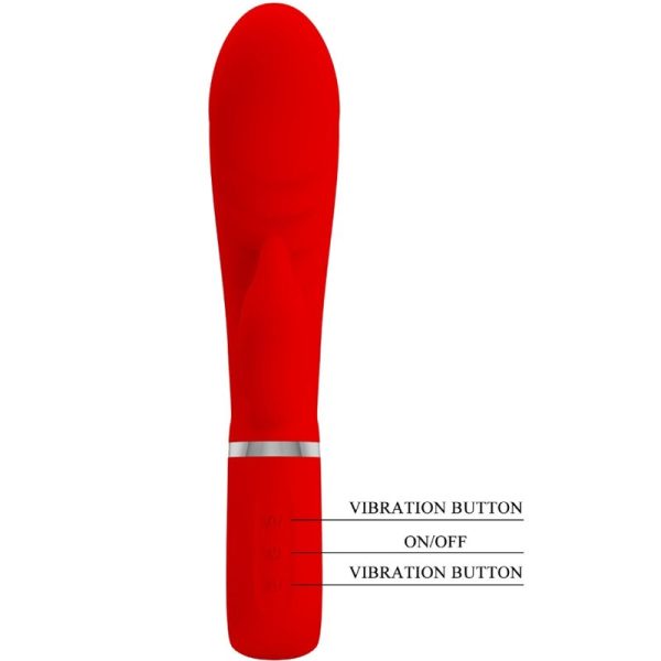 PRETTY LOVE - VIBRADOR PRESCOTT MULTIFUNO G-SPOT VERMELHO - Image 6