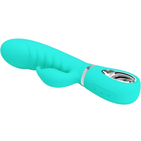 PRETTY LOVE - VIBRADOR PRESCOTT MULTIFUNÕES G-SPOT AQUA VERDE - Image 3