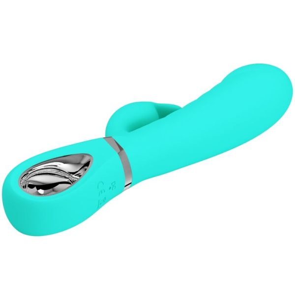 PRETTY LOVE - VIBRADOR PRESCOTT MULTIFUNÕES G-SPOT AQUA VERDE - Image 4