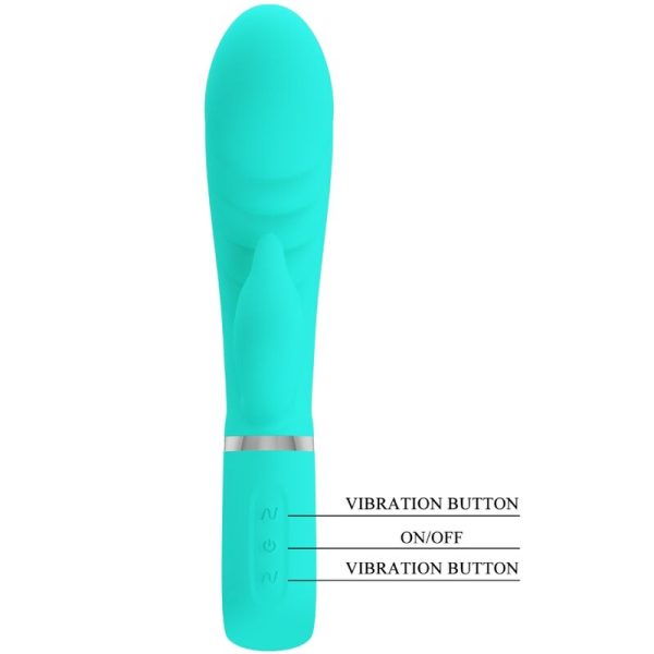 PRETTY LOVE - VIBRADOR PRESCOTT MULTIFUNÕES G-SPOT AQUA VERDE - Image 6