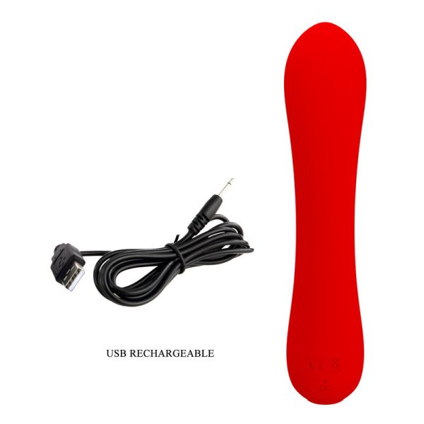 PRETTY LOVE - VIBRADOR RECARREGVEL PRESCOTT VERMELHO - Image 8