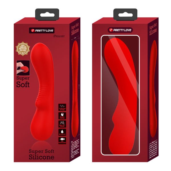 PRETTY LOVE - VIBRADOR RECARREGVEL PRESCOTT VERMELHO - Image 9