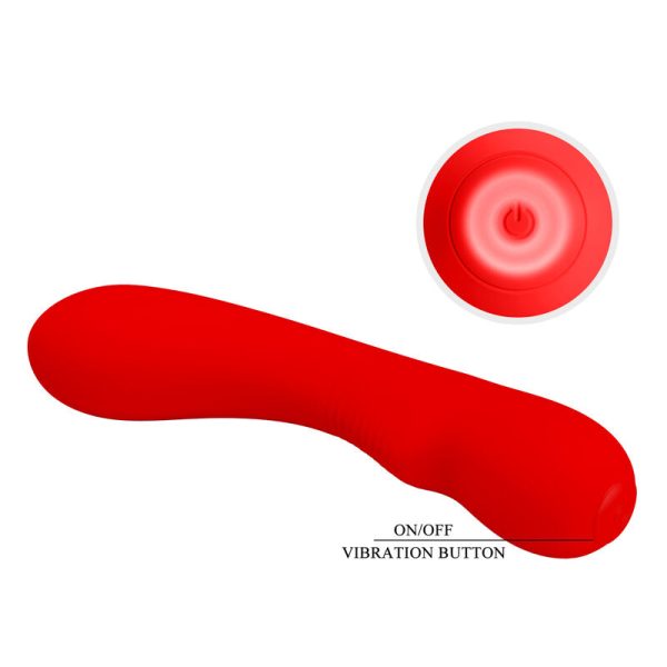 PRETTY LOVE - VIBRADOR RECARREGVEL PRESCOTT VERMELHO - Image 6