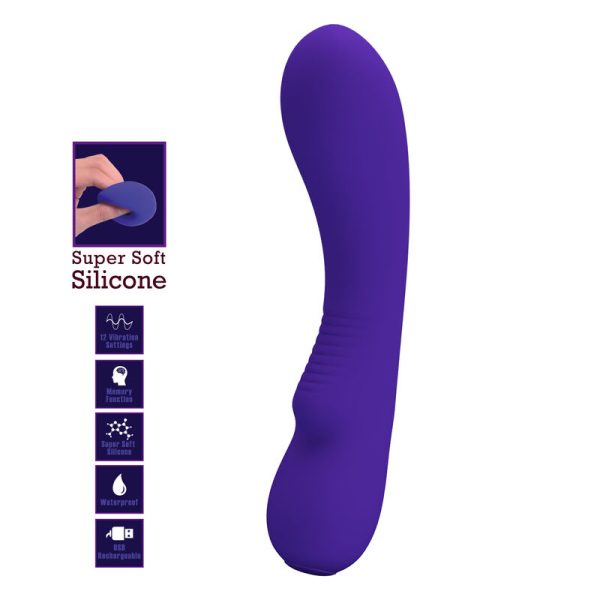 PRETTY LOVE - VIBRADOR RECARREGVEL PRESCOTT ROXO - Image 7