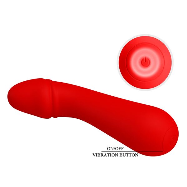 PRETTY LOVE - VIBRADOR RECARREGVEL CETUS VERMELHO - Image 7