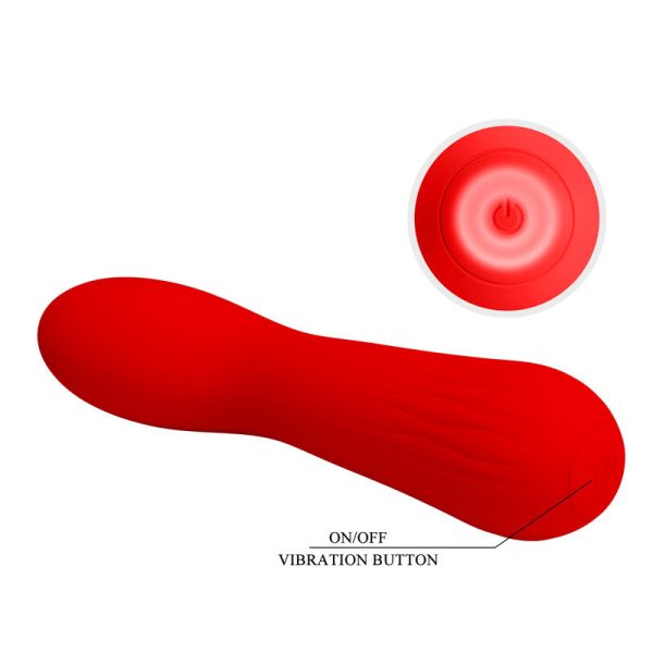 PRETTY LOVE - VIBRADOR RECARREGVEL FAUN VERMELHO - Image 6