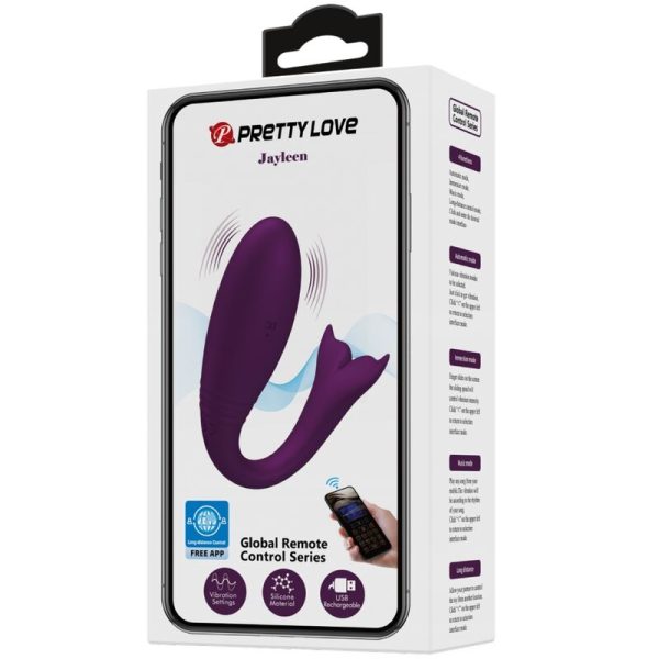 PRETTY LOVE - JAYLEEN VIBRADOR APP CONTROLE REMOTO ROXO - Image 20