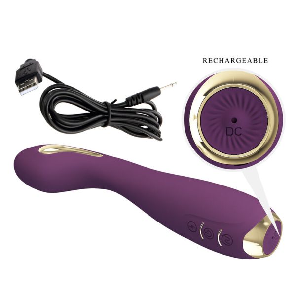 PRETTY LOVE - VIBRADOR HECTOR ELECTROSHOCK POR APP CONTROL ROXO - Image 5