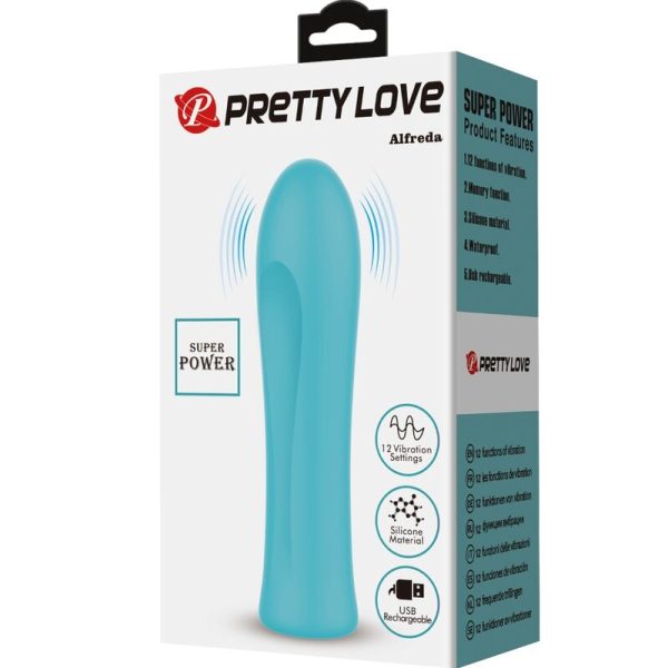 PRETTY LOVE - ALFREDA SUPER POWER VIBRADOR AQUA VERDE - Image 8