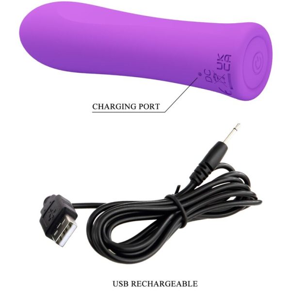 PRETTY LOVE - VIBRADOR ALFREDA SUPER POWER AQUA ROXO - Image 7