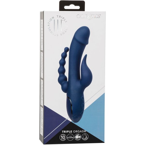 CALIFORNIA EXOTICS - VIBRADOR TRIPLO ORGASM AZUL - Image 11