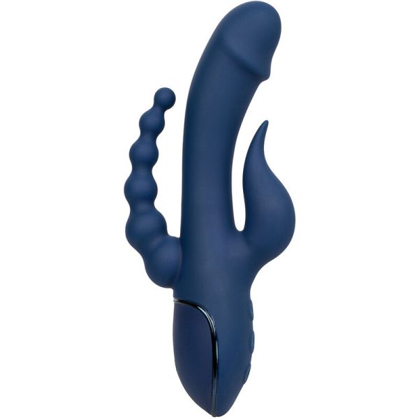 CALIFORNIA EXOTICS - VIBRADOR TRIPLO ORGASM AZUL - Image 4