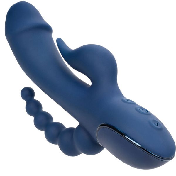 CALIFORNIA EXOTICS - VIBRADOR TRIPLO ORGASM AZUL - Image 5