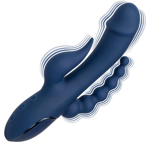 CALIFORNIA EXOTICS - VIBRADOR TRIPLO ORGASM AZUL - Image 7