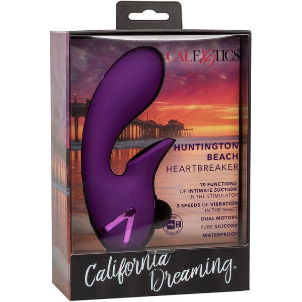 CALIFORNIA EXOTICS - HUNTINGTON BEACH HEARTBREAKER ESTIMULADOR E SUCKER ROXO POR CALIFORNIA DREAMING - Image 14