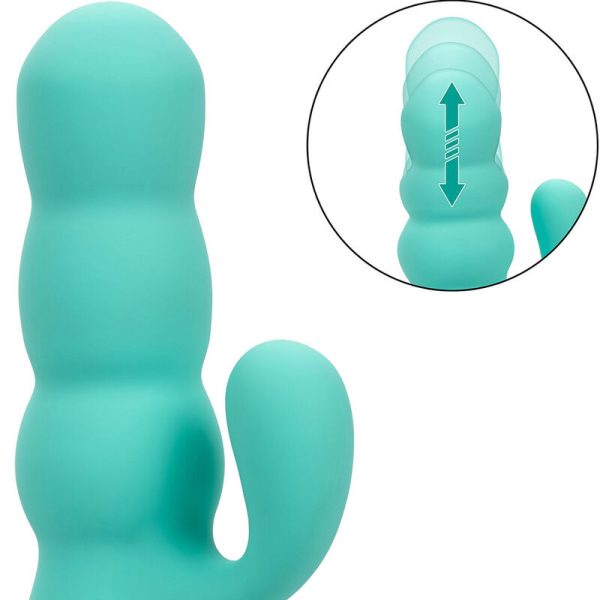 CALIFORNIA EXOTICS - VIBRADOR DEL MAR DIVA RABBIR AQUA GREEN POR CALIFORNIA DREAMING - Image 10