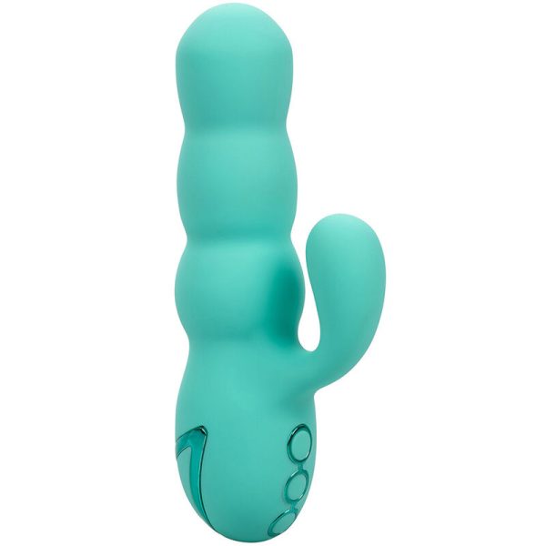 CALIFORNIA EXOTICS - VIBRADOR DEL MAR DIVA RABBIR AQUA GREEN POR CALIFORNIA DREAMING - Image 3