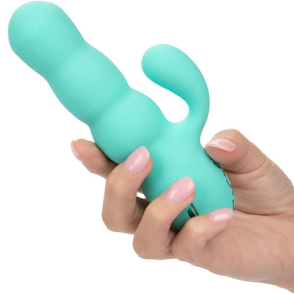 CALIFORNIA EXOTICS - VIBRADOR DEL MAR DIVA RABBIR AQUA GREEN POR CALIFORNIA DREAMING - Image 7