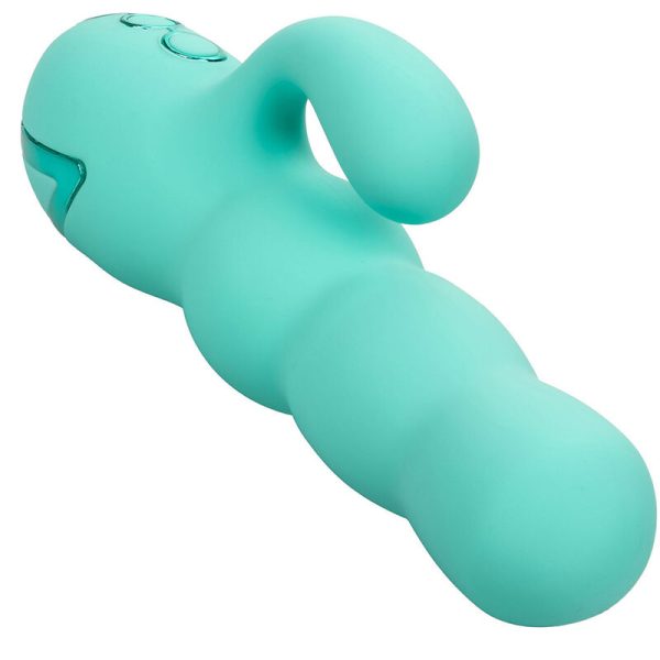 CALIFORNIA EXOTICS - VIBRADOR DEL MAR DIVA RABBIR AQUA GREEN POR CALIFORNIA DREAMING - Image 6